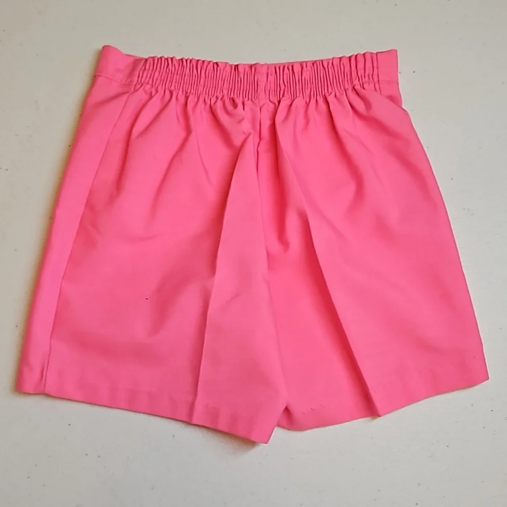 VINTAGE SEARS SHORTS KIDS PINK 5 ELASTIC WAIST GIRLS NWOT 60s